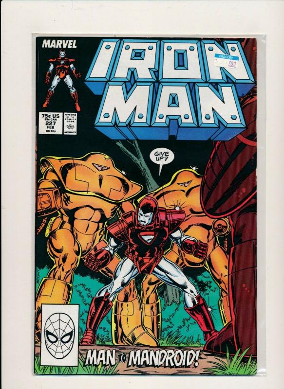 MARVEL SET of 5-IRON MAN #227-231  1984  VERY FINE (PF725) 