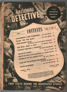 National  Detective Cases-7/1952-WWII era crime stories-Timely-Atlas-Marvel-G 