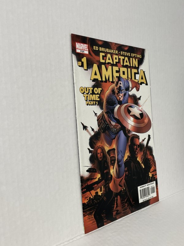 Captain America #1 (2005) 1st Cameo winter soldier