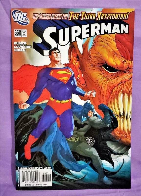 SUPERMAN #666 - 673 Annual #13 Walt Simonson Kurt Busiek (DC 2007)