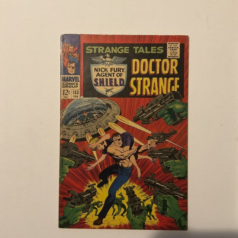 Strange Tales 153 Fine Fn 6.0 Marvel 1967