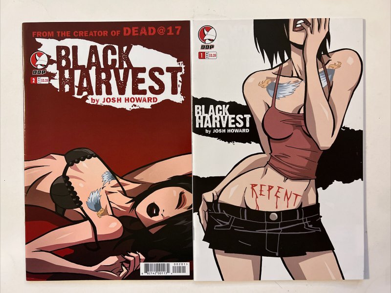 Black Harvest #1 + #2 DDP Comic Book Josh Howard 