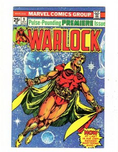 WARLOCK #9 (7.0) 1ST MEETING OF THANOS!! 1975 