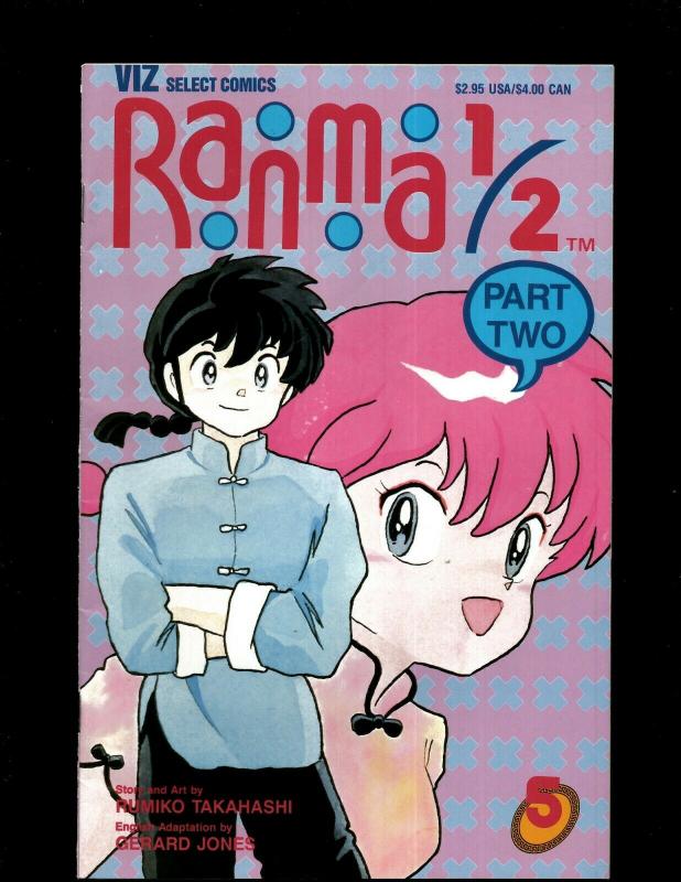 Lot of 12 Ranma Comic Books 1/2 #1 2 3 5 6 + Ranma Part 2 #1 3 4 5 6 7 8 JF20