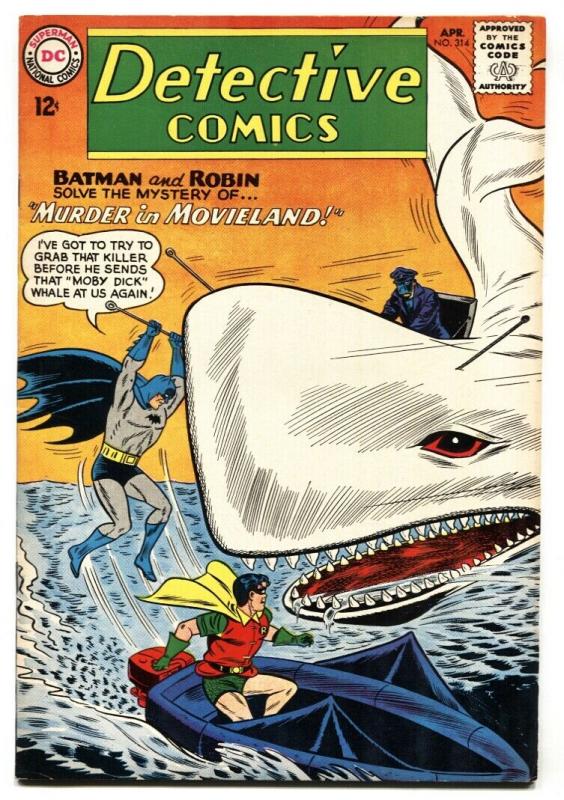 DETECTIVE COMICS #314-1963-BATMAN-DC SILVER AGE-HIGH GRADE-VF-