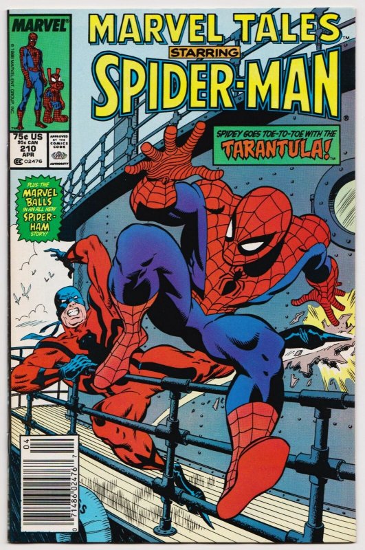 Marvel Tales Starring Spider-Man #210 (Marvel, 1988) NM-