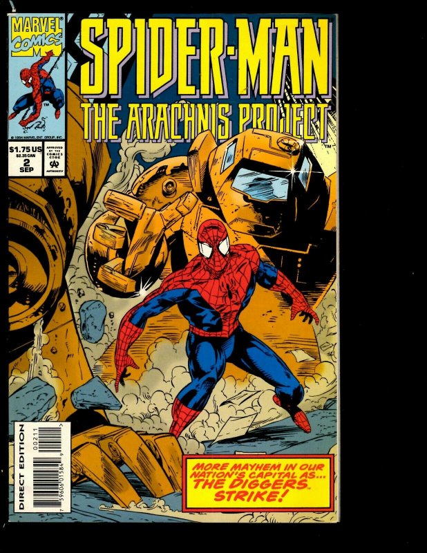 10 Comics Spider-Man Arachnis Project #2(2) 3 Web Of Doom #1(2) 2 3 +MORE J403