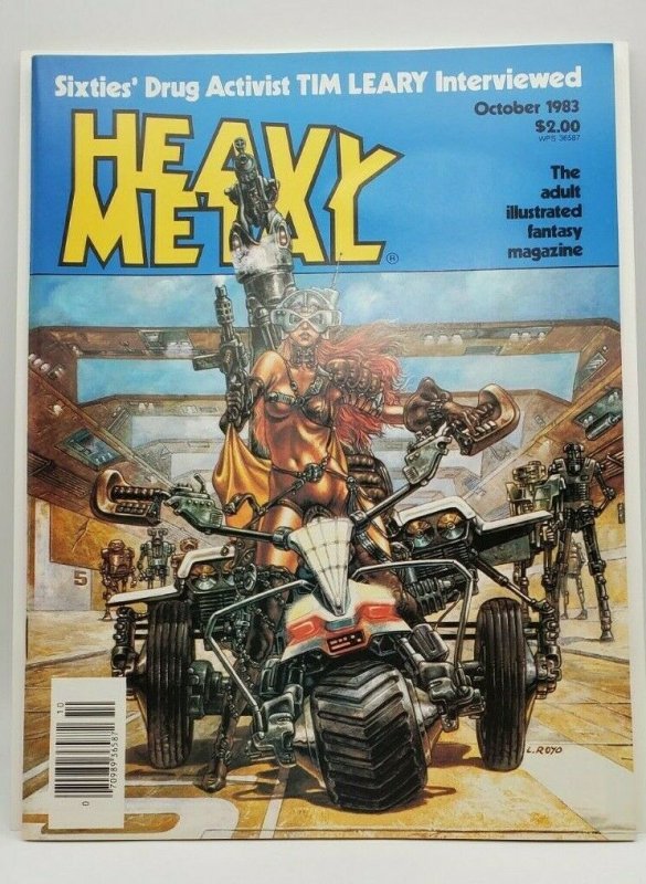 1983  HEAVY METAL MAGAZINE ORIGINAL VINTAGE October 70989365872