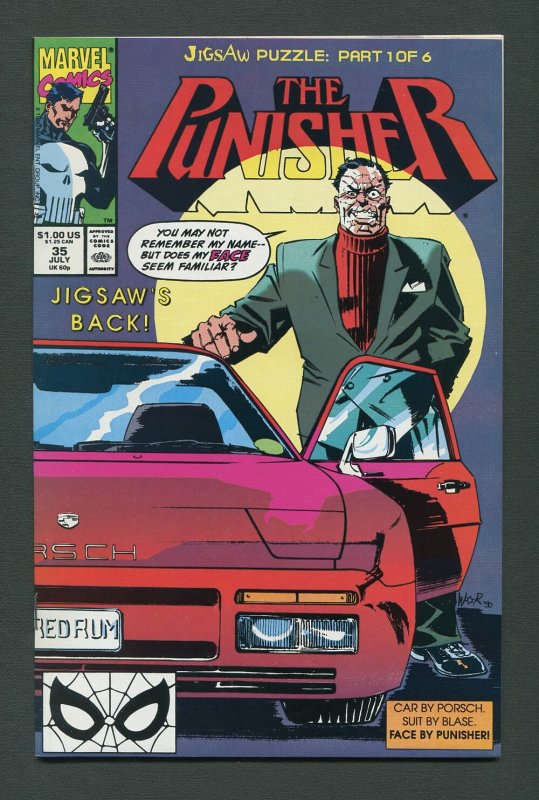 Punisher #35 / 9.4 NM  Jigsaw  Part One  July 1990