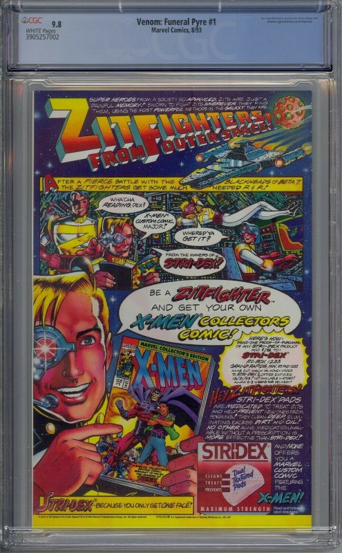 VENOM FUNERAL PYRE #1 CGC 9.8 PUNISHER 759606015467