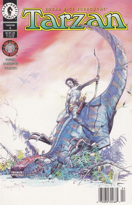 Tarzan (Dark Horse) #4 (Newsstand) VF ; Dark Horse | Arthur Suydam