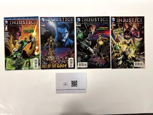 4 Injustice DC Comic Books# 1 10 11 12 Batman Superman Robin  Flash 67 JS14