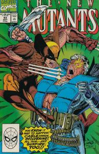 New Mutants, The #93 FN ; Marvel | Wolverine vs Cable - McFarlane