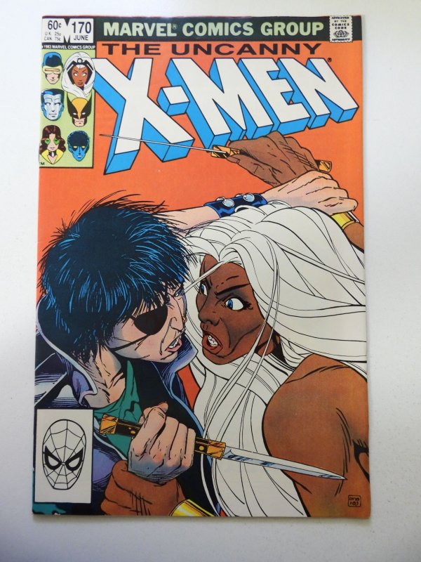 The Uncanny X-Men #170 VG Condition tape pull/residue bc