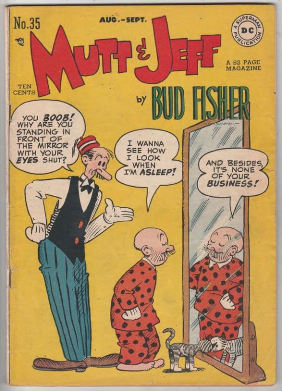 Mutt & Jeff #35 (Aug-48) FN Mid-Grade Mutt, Jeff