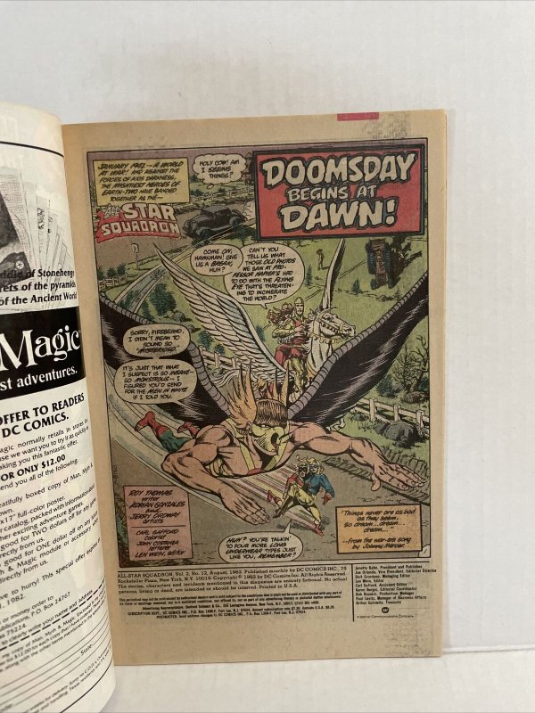 All Star Squadron #12 Newsstand