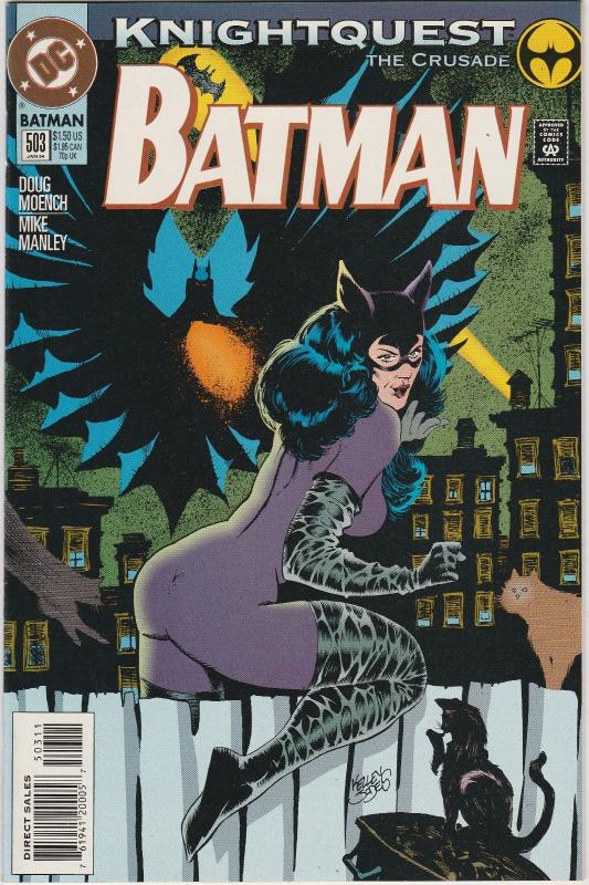 5 Batman DC Comic Books # 502 503 504 507 508 Azrael Bane Catwoman Abbatoir BH55