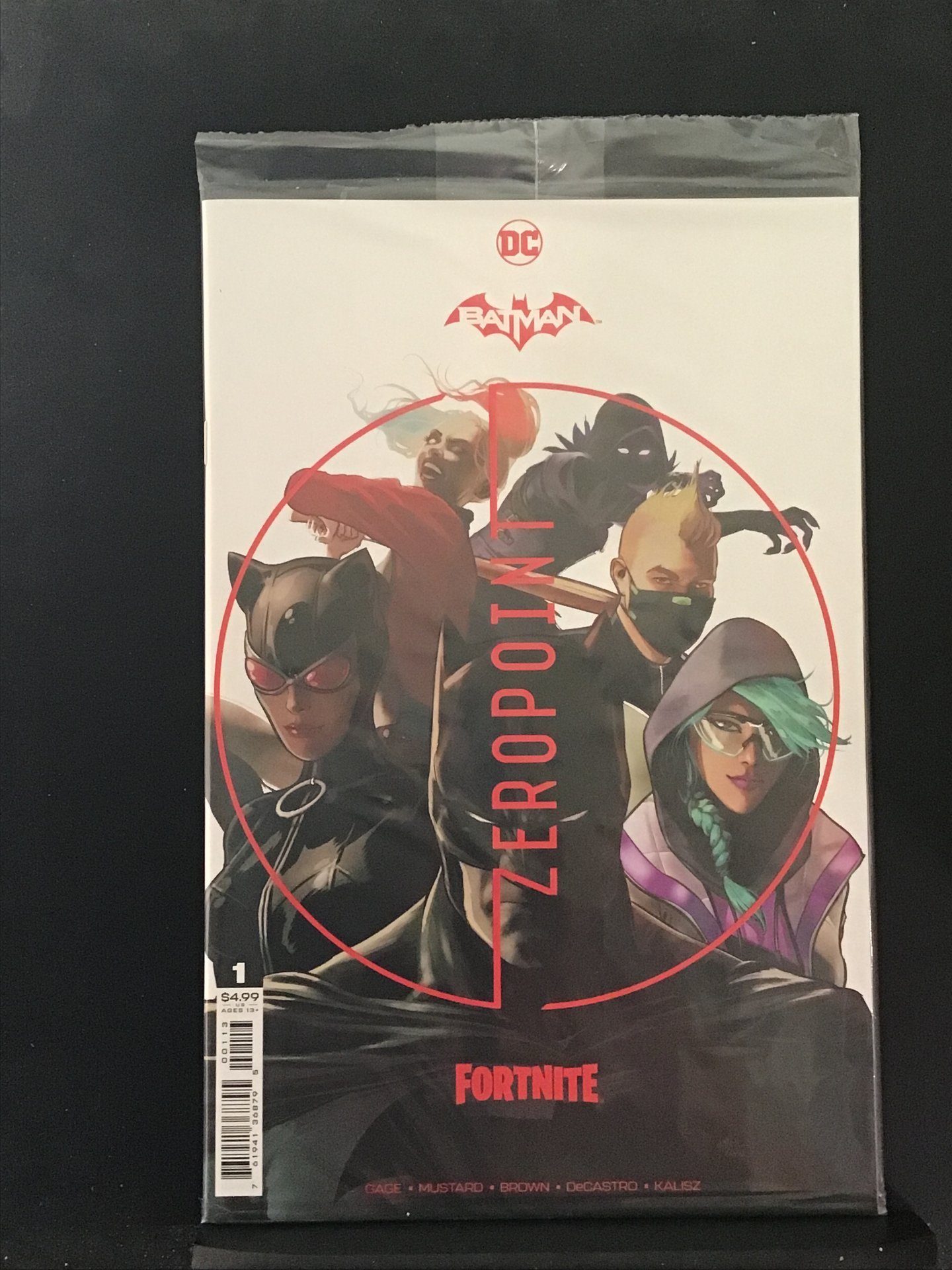 Batman/Fortnite Zero Point 1 3rd print Mikel Janin Comic Books