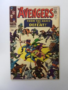 The Avengers #24 (1966) FR/GD condition piece missing ad page