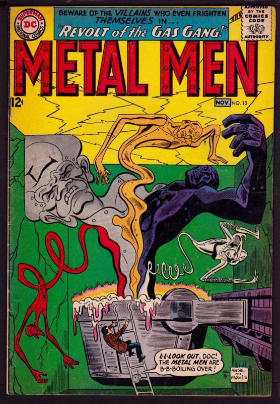 Metal Men #10 (Oct-Nov 1964, DC) 5.5 FN-