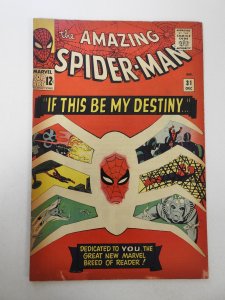 The Amazing Spider-Man #31 (1965) VG Condition moisture stains