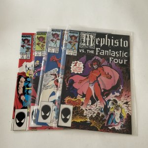 Mephisto Vs Fantastic Four 1 2 3 4 Lot Run Set Near Mint- Nm- 9.2 Marvel