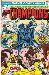 Champions, The #2 (Jan-76) FN Mid-Grade Ghost Rider, Hercules, Black Widow, A...
