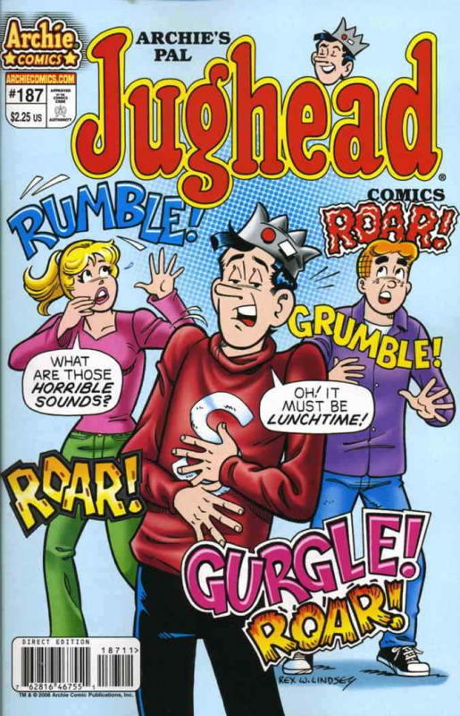 Archie’s Pal Jughead Comics #187 VF/NM; Archie | save on shipping - details insi