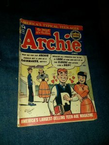 Archie #54 mlj comics 1952 Betty Veronica Jughead golden age bill vigoda cover