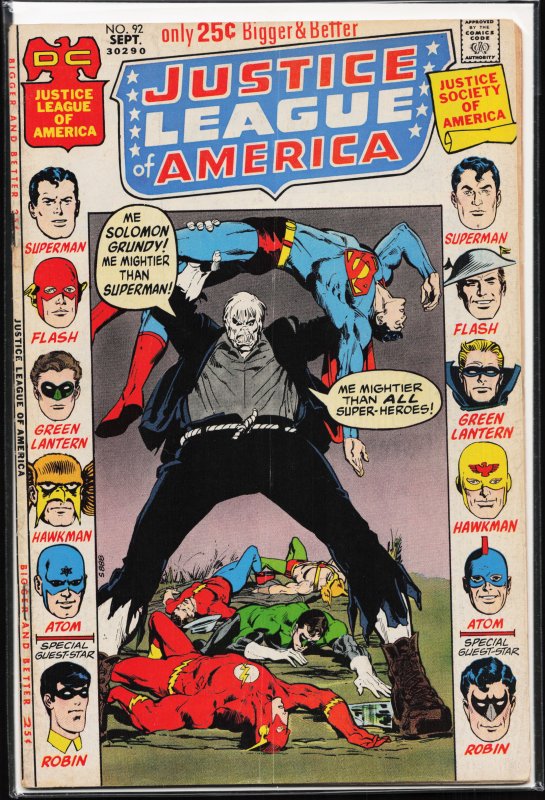 Justice League of America #92 (1971) Justice League