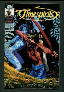 Timespirits #5 #6 SET ( 8.0 VFN ) Tom Yeates covers / Jimi Hendrix / 1985