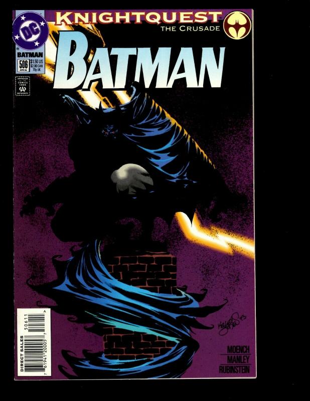 10 Batman DC Comics # 501 502 503 504 505 506 507 508 509 510 Knightfall SM3