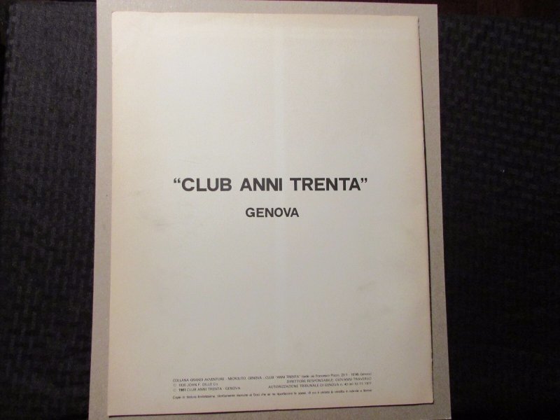 1981 BUCK ROGERS Club Anni Trenta #8 FN+ Dick Calkins