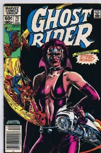 Ghost Rider #75 ORIGINAL Vintage 1982 Marvel Comics Steel Wind GGA