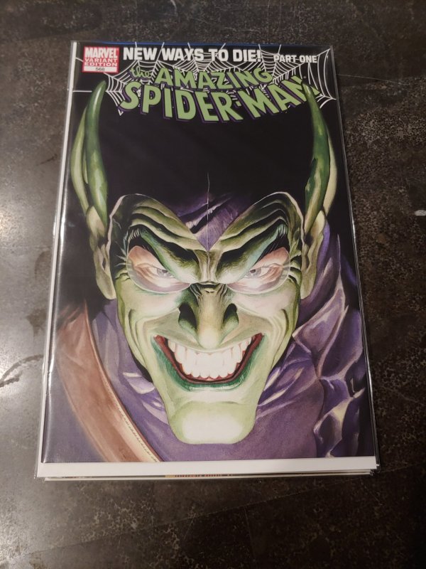 Amazing Spider-man #568 Alex Ross Green Goblin Variant