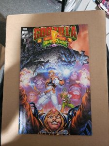 GODZILLA vs THE MIGHTY MORPHIN POWER RANGERS #1 - FREDDIE WILLIAMS II MAIN NM