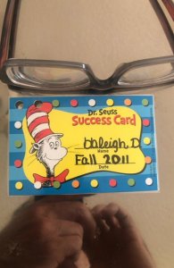 Dr. Suess Success Card