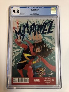 Ms. Marvel (2017) # 13 (CGC 9.8 WP) MCU Disney+