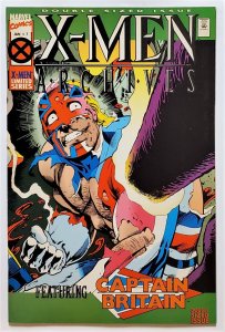 X-Men Archives Featuring Captain Britain #7 (Jan 1996, Marvel) VF  