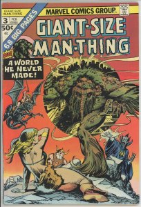 Giant Size Man Thing #3 (1974) - 7.0 FN/VF *The Blood of Kings*