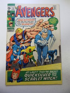 The Avengers #75 (1970) VG/FN Condition small tape pull bc