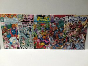 WILDC.A.T.S 1 - 5 - FIRST JIM LEE + WILDC.A.T.S GRAPHIC NOVEL - FREE SHIPPING