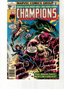 The Champions #13 1977 VF/NM  PRICE DROP! B. Widow, Black Goliath, The Stranger