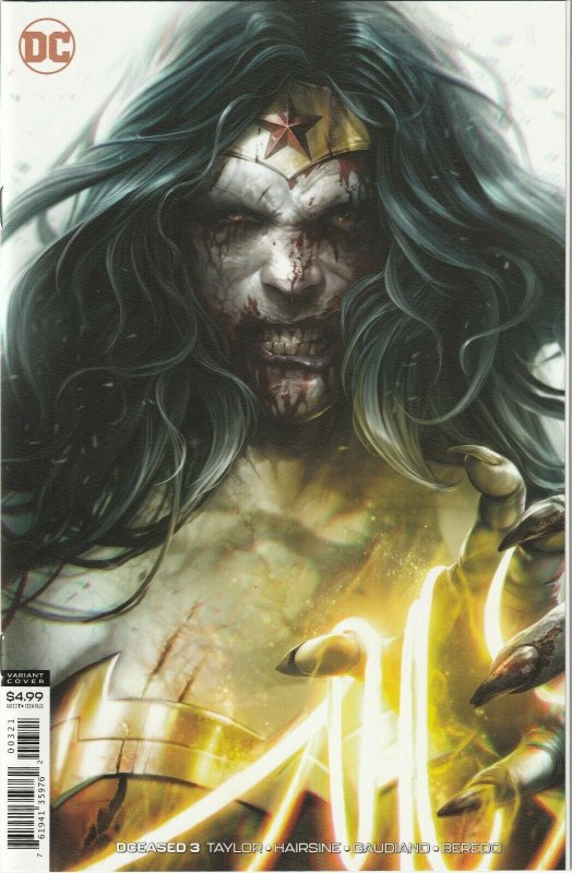 DCEASED # 3 MATTINA VARIANT COVER NM DECEASED DC COMIC 2019 [Z1]