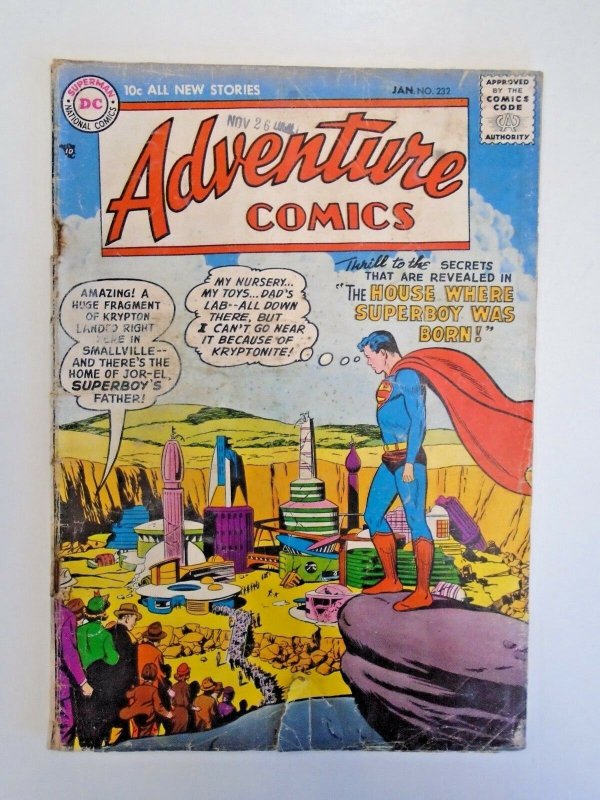 Adventure Comics 232 G and 241 G- lot