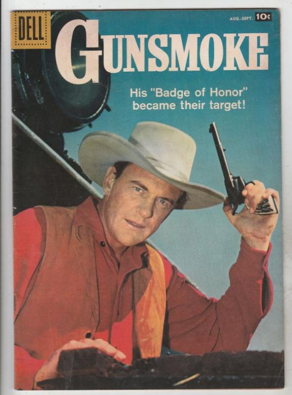 Gunsmoke #10 (Sep-58) VF- High-Grade James Arness