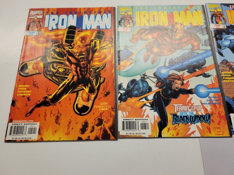 4 Marvel Comic Books Invincible Ironman #5 6 7 8 36 TJ2