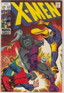 X-Men #53 (Feb-69) VF/NM High-Grade Barry Smith Art! Blastaar Lynchburg  CERT!