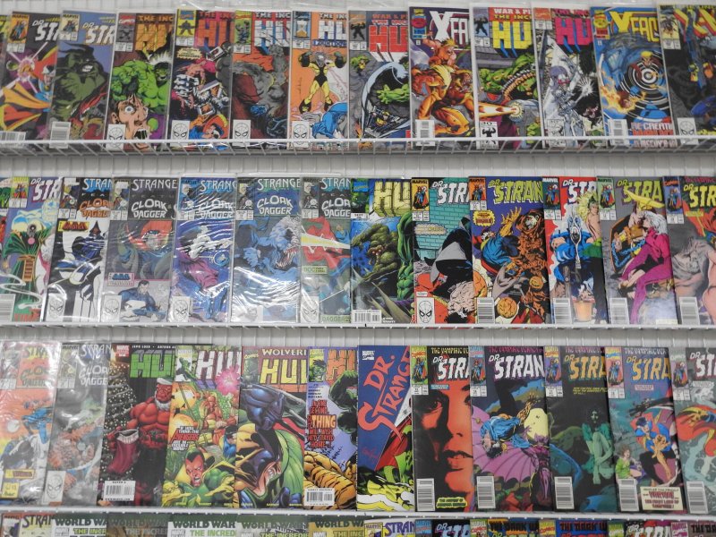 180+ Comics W/ Dr. Strange,  X-Men, Incredible Hulk+ Avg VF Condition!