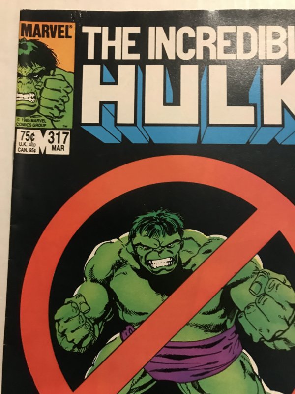 The Incredible Hulk #317 : Marvel 3/86 Fn; John Byrne